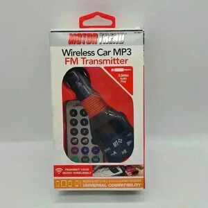 Motor Trend Wireless Car MP3 FM Transmitter Universal with Remote